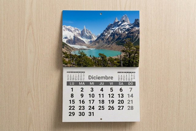 Calendarios de pared tipo revista
